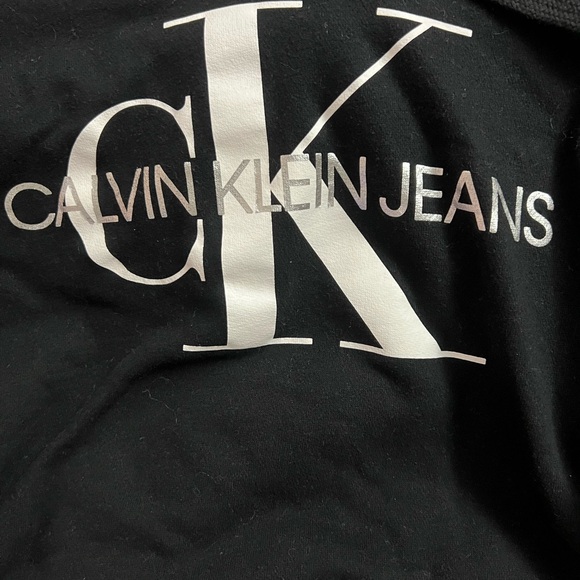 CALVIN KLEIN - crop hoodie - Picture 3 of 5